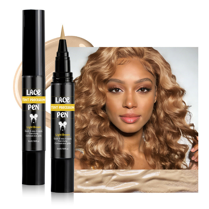 🥳PROMO 2026🥳 💞OLTRE 40.000 VENDUTI! 💇‍♀️✨ SCONTO DEL 50%! Penna colorante per lace – asciugatura rapida, resistente al sudore, 4 tonalità. Nascondi i nodi del lace per un effetto cuoio capelluto naturale! 🛡️✅