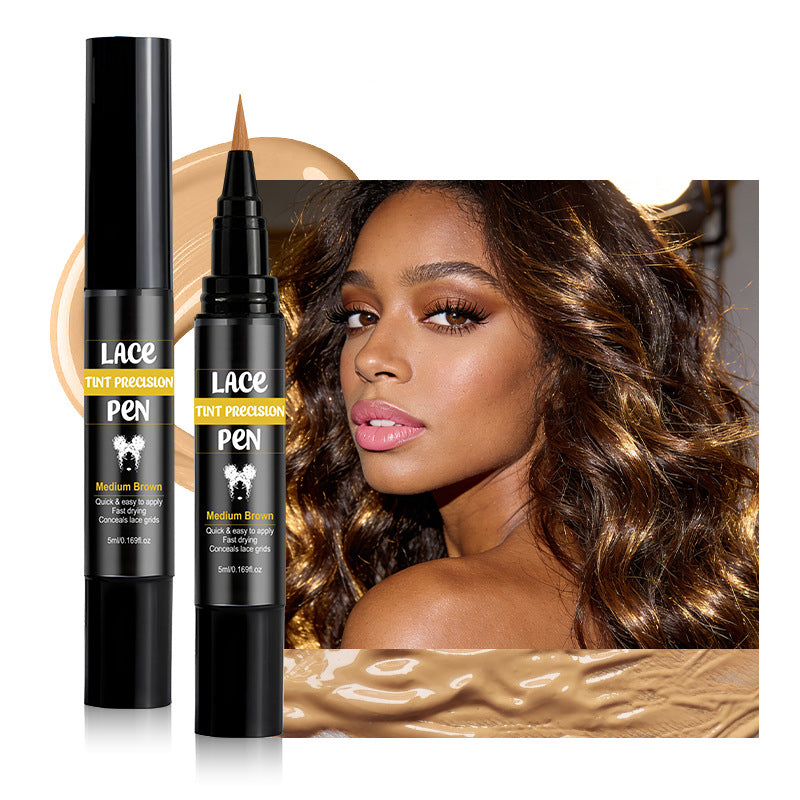 🥳PROMO 2026🥳 💞OLTRE 40.000 VENDUTI! 💇‍♀️✨ SCONTO DEL 50%! Penna colorante per lace – asciugatura rapida, resistente al sudore, 4 tonalità. Nascondi i nodi del lace per un effetto cuoio capelluto naturale! 🛡️✅