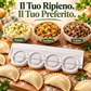 🥟✨ Stampo pressa per ravioli e pierogi – Dì Addio ai bordi irregolari e al ripieno che esce! 🚫 Facile da usare, sigillatura ermetica, adatto anche per gyoza e potstickers, lavabile in lavastoviglie 🧺