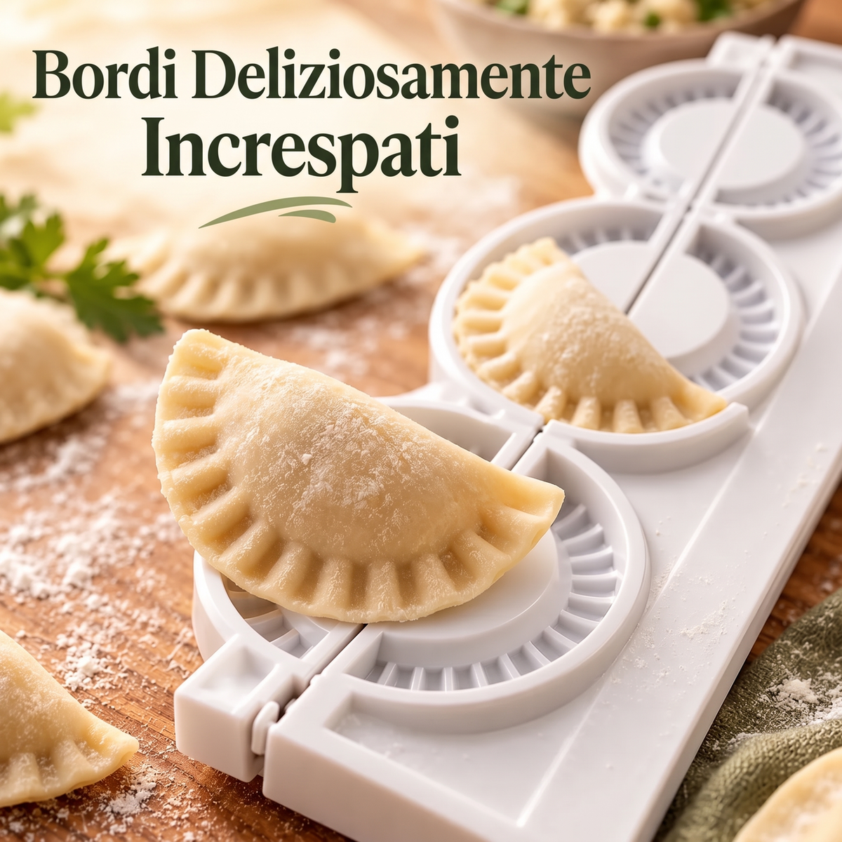 🥟✨ Stampo pressa per ravioli e pierogi – Dì Addio ai bordi irregolari e al ripieno che esce! 🚫 Facile da usare, sigillatura ermetica, adatto anche per gyoza e potstickers, lavabile in lavastoviglie 🧺