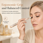 Set di pennelli trucco retrattili 5 in 1 da viaggio con pennelli per cipria, blush e labbra in silicone