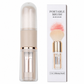 Set di pennelli trucco retrattili 5 in 1 da viaggio con pennelli per cipria, blush e labbra in silicone