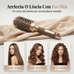 💇‍♀️ Spazzola professionale volumizzante a bocciolo: fusto ventilato per un'asciugatura rapida, impugnatura ergonomica. Solleva le radici e dona volume in soli minuti. 3 colori (grigio / caffè / oro) ✨