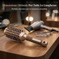 💇‍♀️ Spazzola professionale volumizzante a bocciolo: fusto ventilato per un'asciugatura rapida, impugnatura ergonomica. Solleva le radici e dona volume in soli minuti. 3 colori (grigio / caffè / oro) ✨