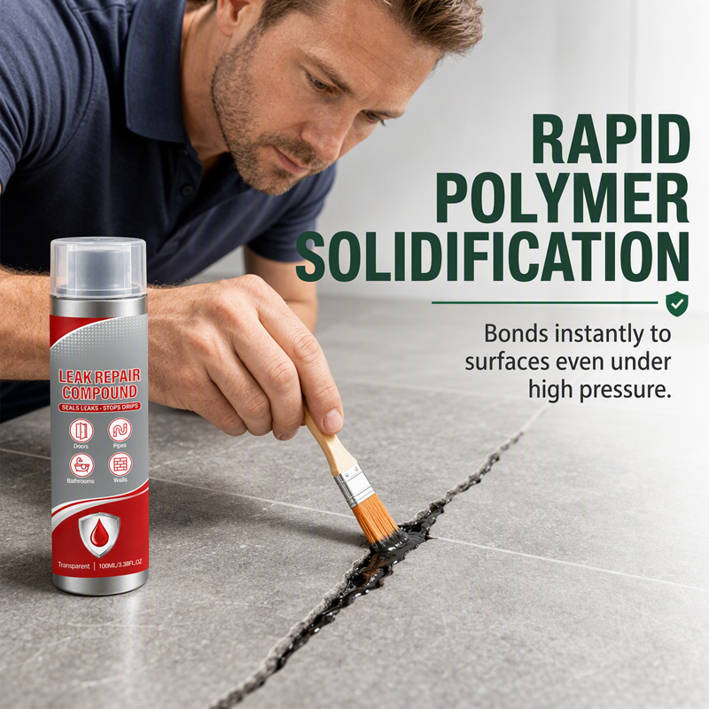 💧✨ Composto sigillante impermeabile per riparare perdite – Dì Addio a crepe e infiltrazioni d'acqua! 🚫 Solidificazione rapida, resistente ai raggi UV, si applica anche su superfici verticali 🧰