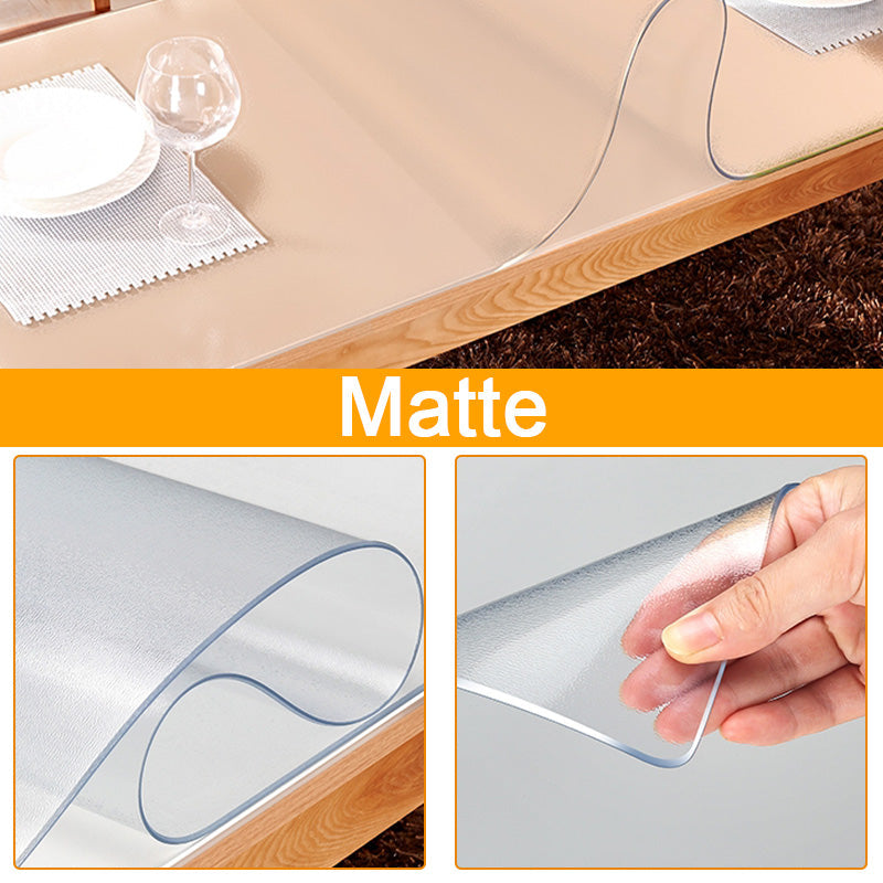 🪑✨ Tappetino trasparente in PVC per tavolo – Dì Addio a macchie, olio e graffi! 🚫 Impermeabile antimacchia, facile da pulire e sicuro per i bambini 🧽