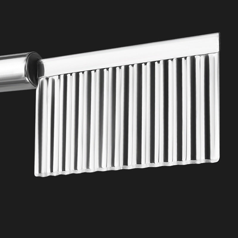 ✨ Coltello ondulato per tagliare verdure – Dì Addio alle fette noiose e monotone! 🚫 Lama in acciaio inox affilata, impugnatura ergonomica, multifunzione, facile da pulire e riporre 🥔