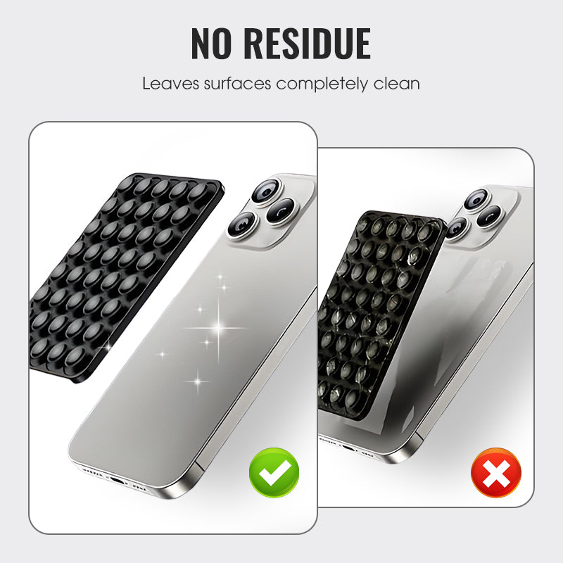 📱✨ Ventosa bifacciale in silicone per telefono – Dì Addio ai supporti instabili e ai residui appiccicosi! 🚫 Aderenza ultraforte, riutilizzabile, senza residui, multiuso per casa e viaggio 🧴 ✨