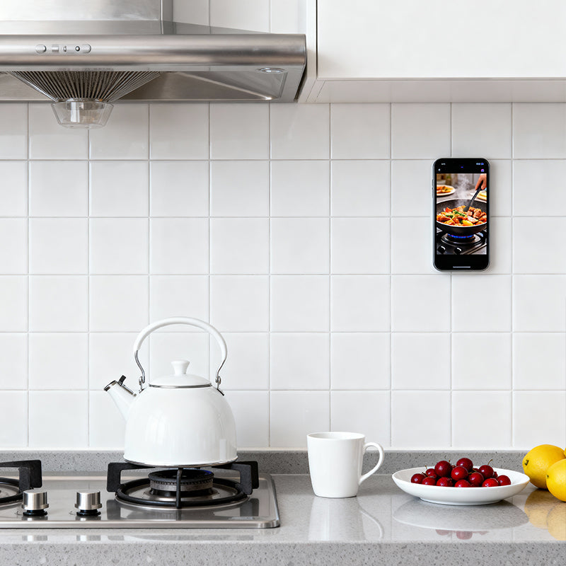 📱✨ Ventosa bifacciale in silicone per telefono – Dì Addio ai supporti instabili e ai residui appiccicosi! 🚫 Aderenza ultraforte, riutilizzabile, senza residui, multiuso per casa e viaggio 🧴 ✨