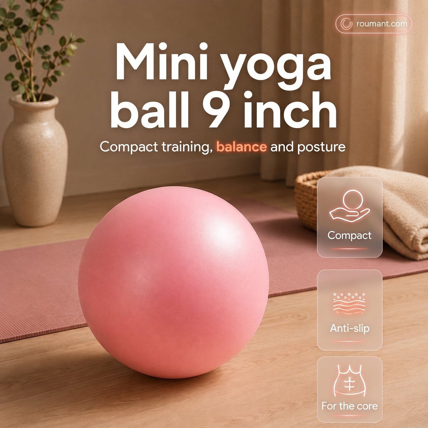 🎁 COMPRA 2, NE PRENDI 1 GRATIS! 💪 Pallina Pilates Compatta – Più Equilibrio, Più Controllo e Più Risultati 🤸‍♀️