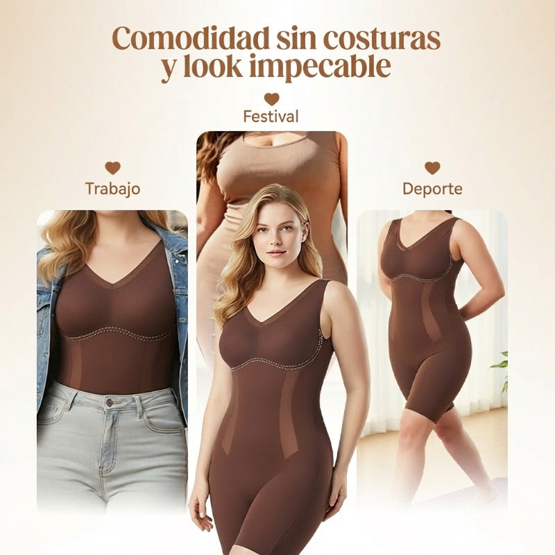 💫 BODY modellante per l'addome: tessuto senza cuciture e traspirante, effetto snellente istantaneo, comfort tutto il giorno per una silhouette perfetta 🌸✨