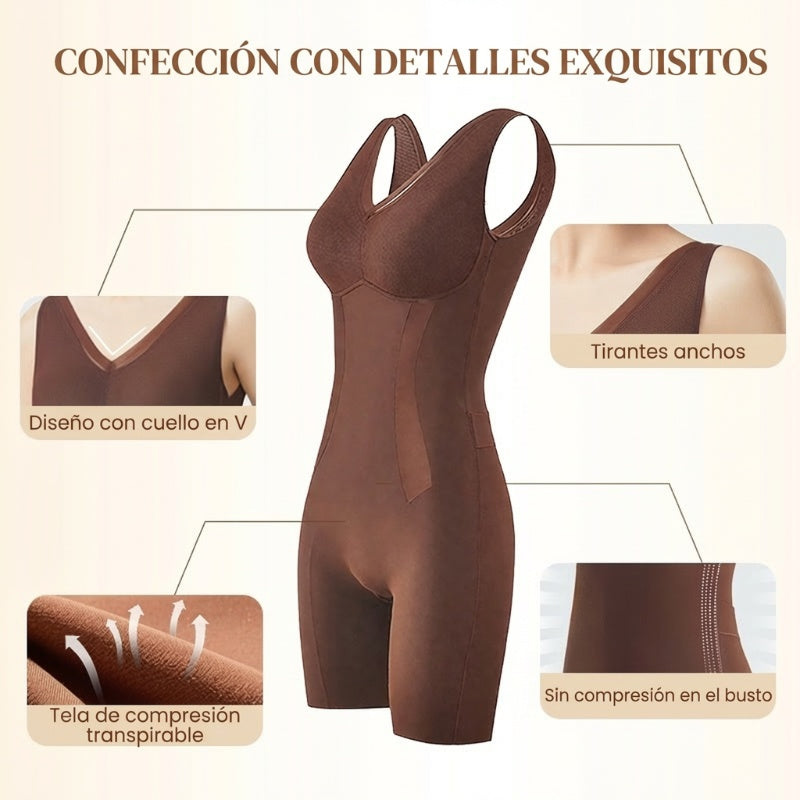 💫 BODY modellante per l'addome: tessuto senza cuciture e traspirante, effetto snellente istantaneo, comfort tutto il giorno per una silhouette perfetta 🌸✨