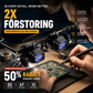 🔬 BEGRÄNSAD TID: 50 % RABATT! ✨ Precisionsglasögon med LED-förstoring – utbytbara linser, dubbla LED-lampor, handsfree 💡