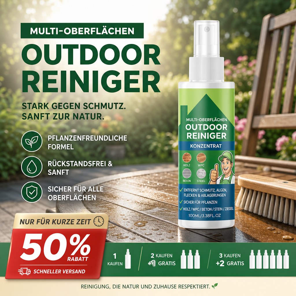 🔥🎁 2+1 GRATIS!!🥳 💞 50.000+ VENDUTI! ⚡✨ Detergente concentrato multiuso per superfici esterne