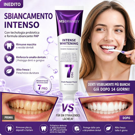 🥳SALDO BOLLENTE 2026🥳💞Oltre 50.000 venduti!👵❤️ Dentifricio illuminante – cura delicata contro le macchie dentali e il tartaro, per un alito naturalmente fresco 🦷✨