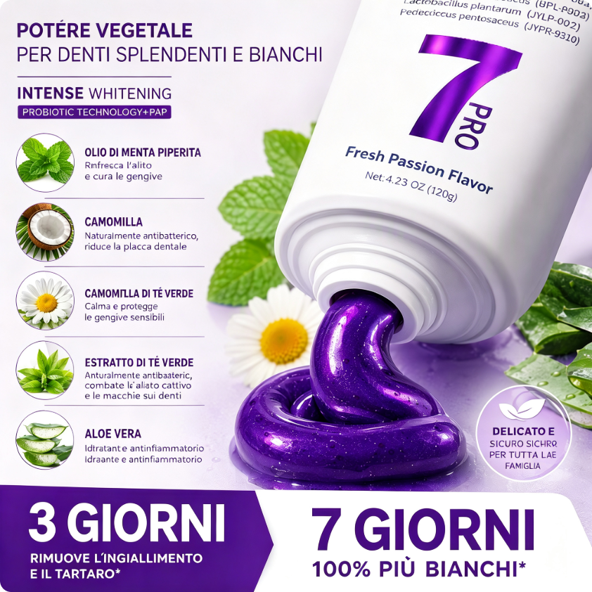🥳SALDO BOLLENTE 2026🥳💞Oltre 50.000 venduti!👵❤️ Dentifricio illuminante – cura delicata contro le macchie dentali e il tartaro, per un alito naturalmente fresco 🦷✨