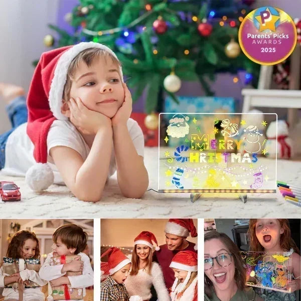 ⏳ULTIMO GIORNO SCONTO 56%!! 🎨 Lavagna LED Luminosa 🎁 Acquista 1 e Ricevi 7 Pennarelli Colorati in Omaggio