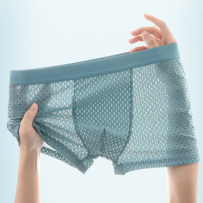 Ice Silk Cool mesh boxer shorts