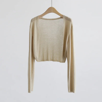 Ice Silk Cardigan Air Conditioning Shirt