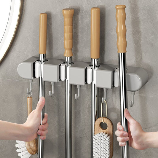 🔥49% off ongoing🔥Multifunctional Mop Holder with Hook