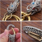 Vintage Dragon Head Keychain